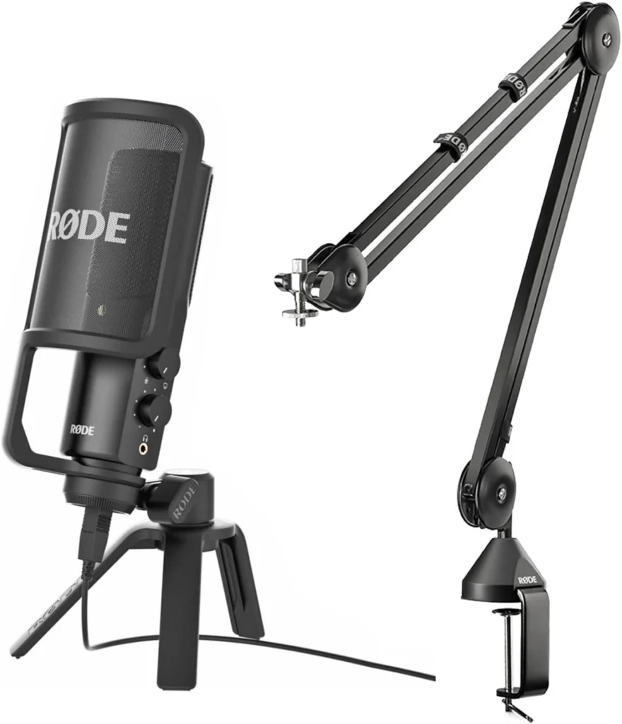 Røde NT-USB PSA-1 Mikrofonarm Podcast Mikrofon
