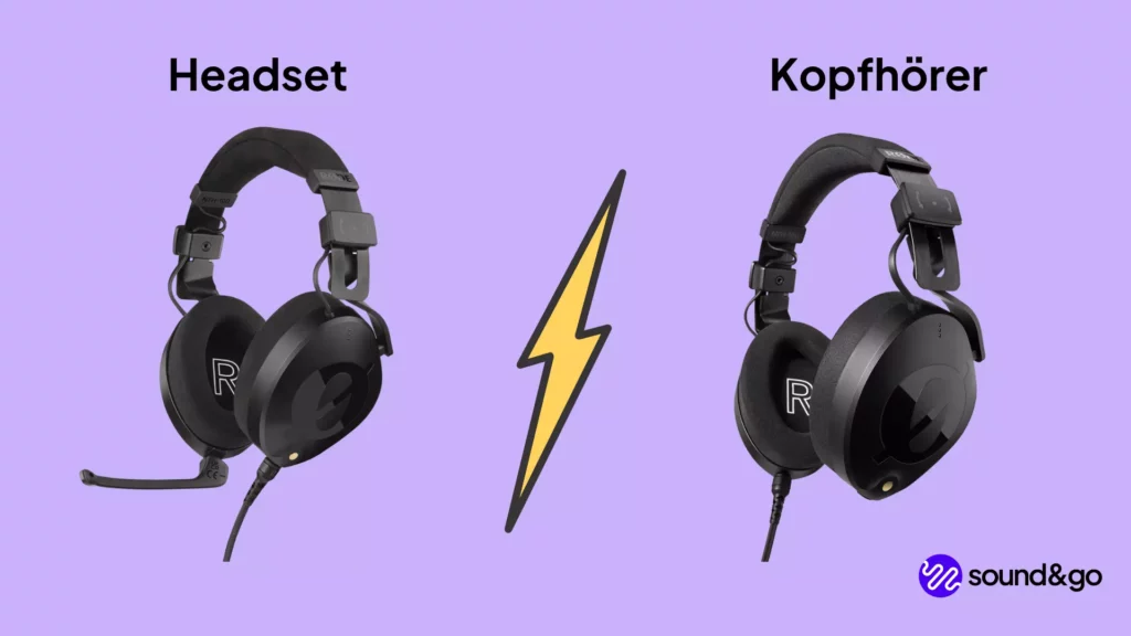 Podcast Kopfhörer Test Headset vs Kopfhörer