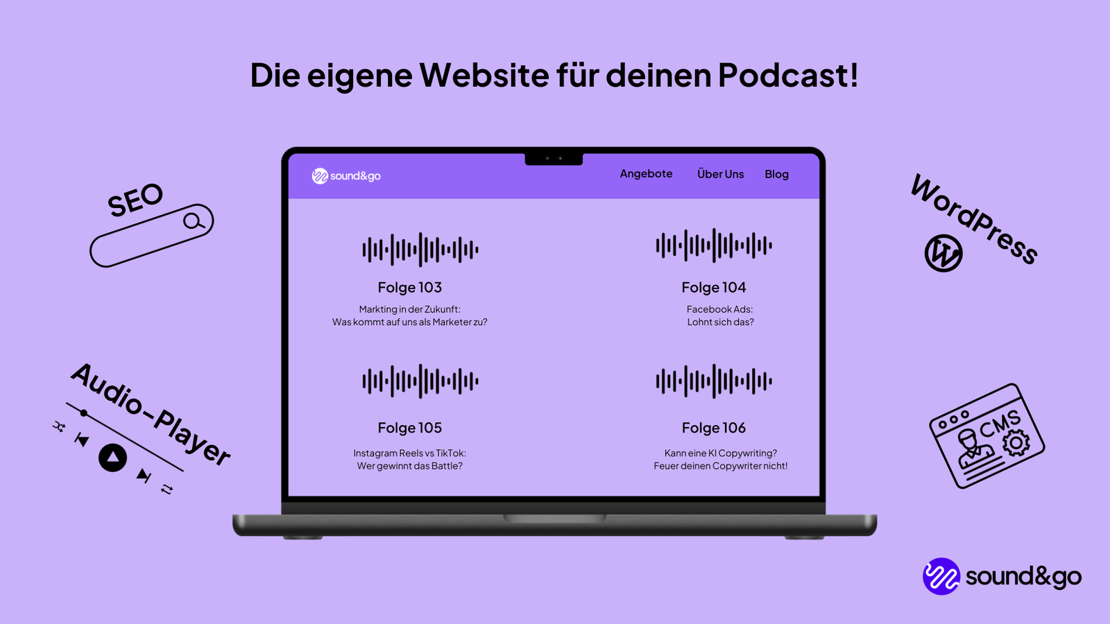 Eine Website für deinen Podcast? Podcast Website erstellen und deinen Content perfekt einbinden