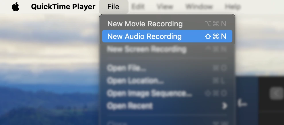 quick time audio record - how to record a podcast remotely