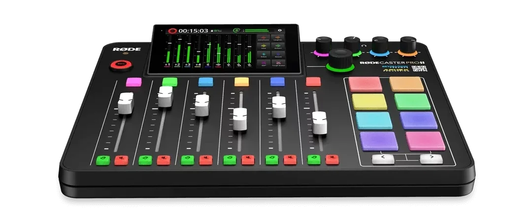 rode rodecaster pro II review vs Mackie DLZ creator review Test