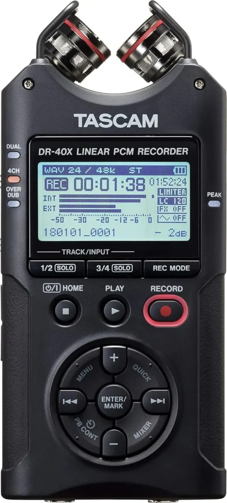 Interview Mikrofone Reporter Mikrofone Interview Mikrofon Handyrecorder Tascam DR-40X