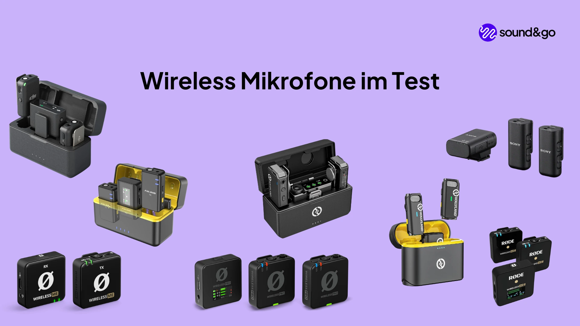 Wireless Mikrofone im Vergleich - Kabellose Mikrofone Review - Lavalier Funkmikrofone im Test