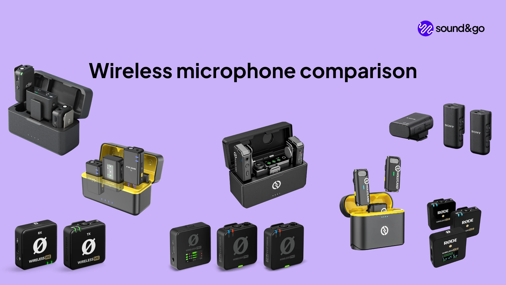 Wireless microphones in comparison - Wireless microphones review - Lavalier wireless microphones in test