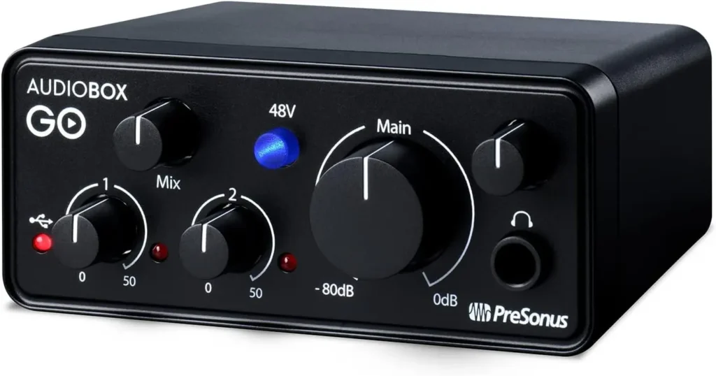 USB Audio Interfaces Comparison Review - The best audio interface for you Presonus Audio Box​