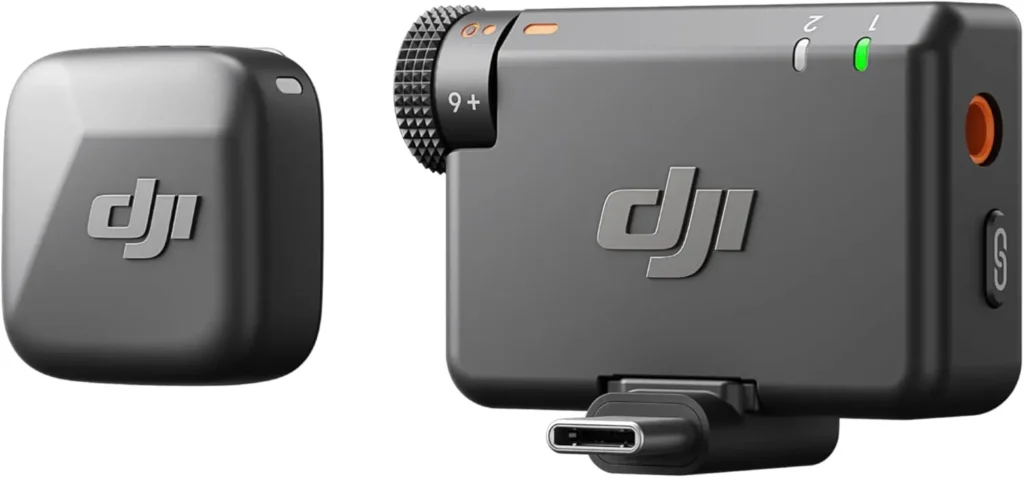 DJI Mic Mini 1 Sender 1 Empfänger Mikrofon für Handy Mikrofon für iPhone Mikrofon für Android Mikrofon für Smartphone iPhone mikrofon