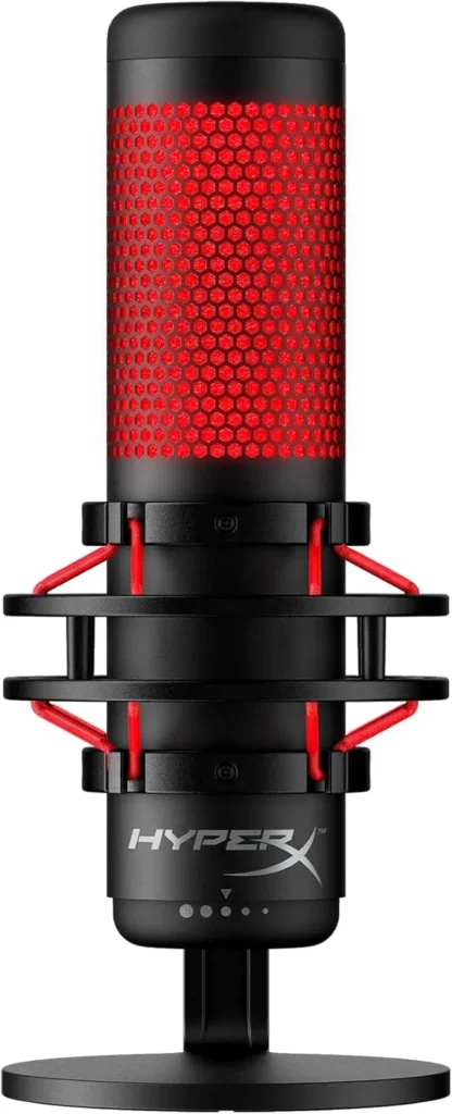 HyperX Quadcast USB microphone - All gamer models in comparison HyperX Quadcast USB-Mikrofon - Alle Modelle des Streamer und Gamer Mikrofons Vergleich