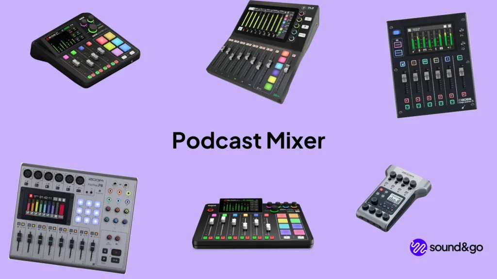 Podcast mixdesk Podcast Mixer Podcast Recorder