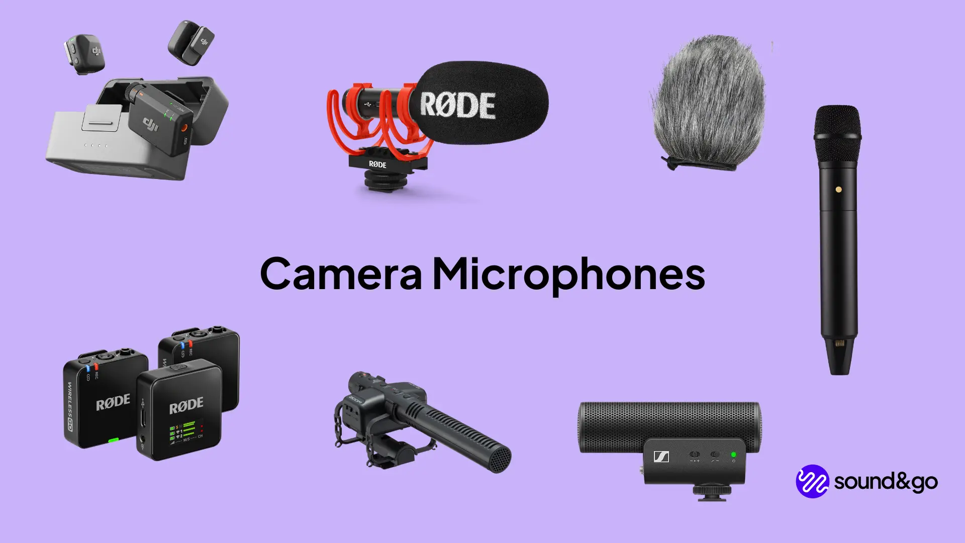 Which camera microphone do you need? Camera microphones comparison​