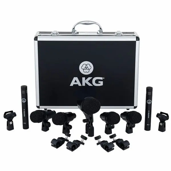 Schlagzeug Komplettset AKG Drum Set Session I Mikrofon Finder Mikrofon Quiz Welches Mikrofon passt zu dir