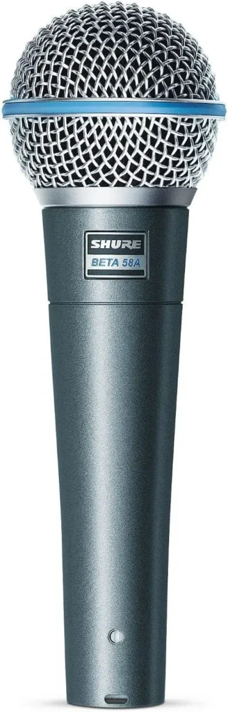 Microphone Finder Shure beta 58A vocal mic
