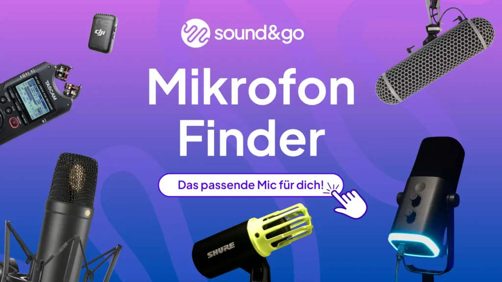 Mikrofon Finder soundandgo - Welches Mikrofon brauche ich Mikrofon Kaufberatung Mikrofon finden