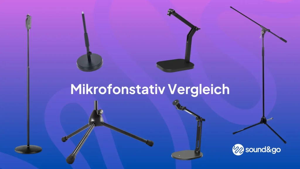 Mikrofonstativ Vergleich - Die besten Mikrofonstative und Mikrofonständer